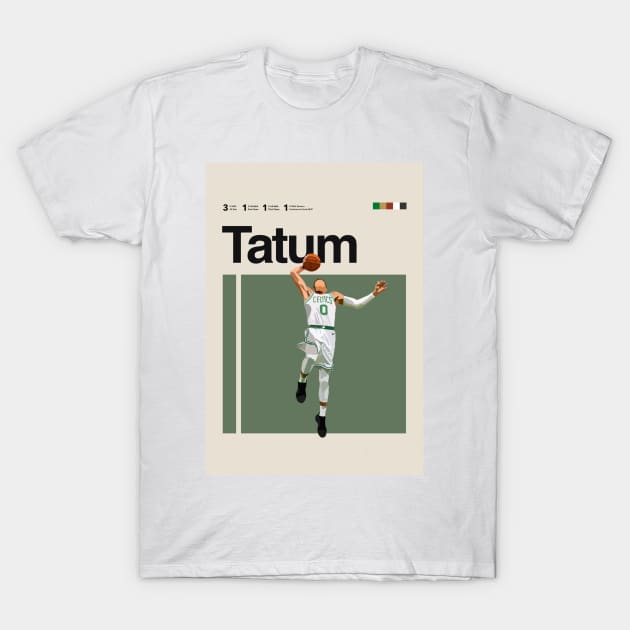 Jayson Tatum T-Shirt by chastihughes